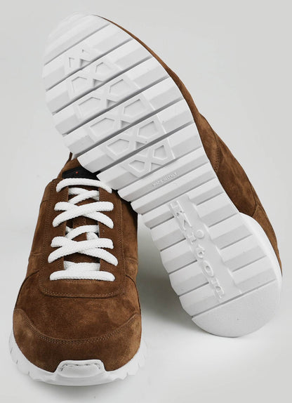 Kiton Sneakers aus braunem Leder aus Wildleder