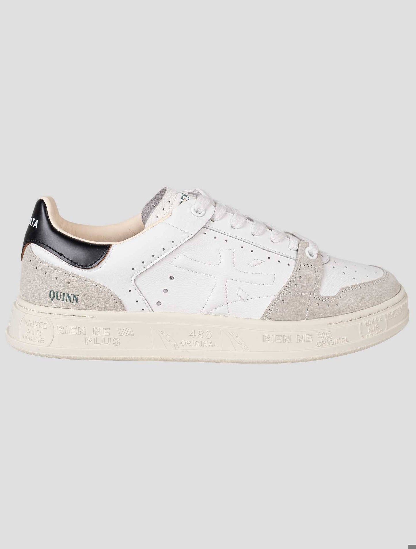 Premiata White Leather Sneakers