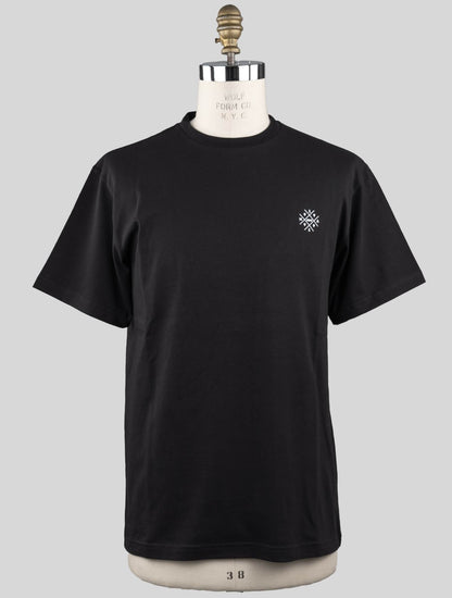 KNT Kiton-T-shirt en coton noir