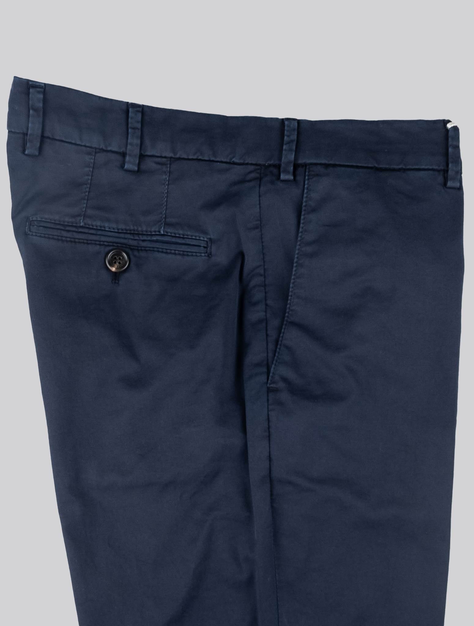 Brunello Cucinelli Blue Cotton Ea Pant – 2Men