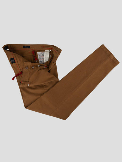 Kiton Light Brown Cotton Ea Jeans