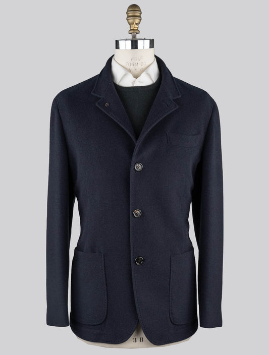 Brunello Cucinelli Blue Cashmere Coat