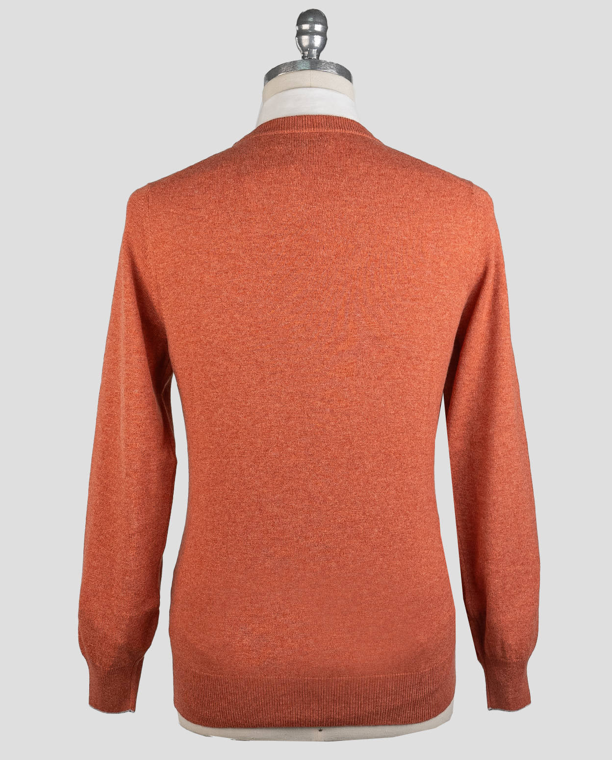 Brunello Cucinelli Pull ras du cou en cachemire orange