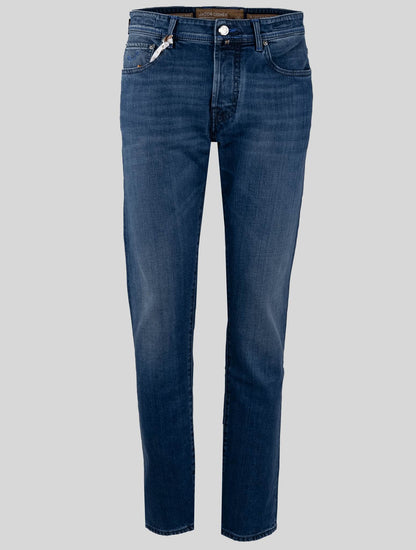 Jacob Cohen Blue Cotton Pl Ea Jeans Limited Edition