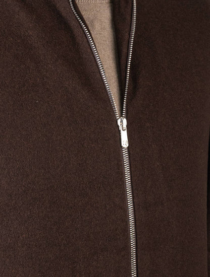 Marco Pescarolo Dark Brown Virgin Wool Coat