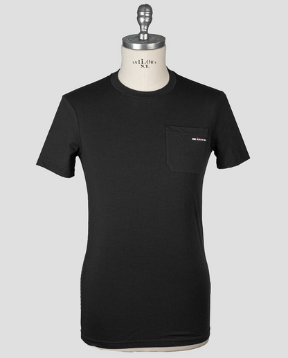 Kiton Black Cotton Ea T-Shirt Underwear