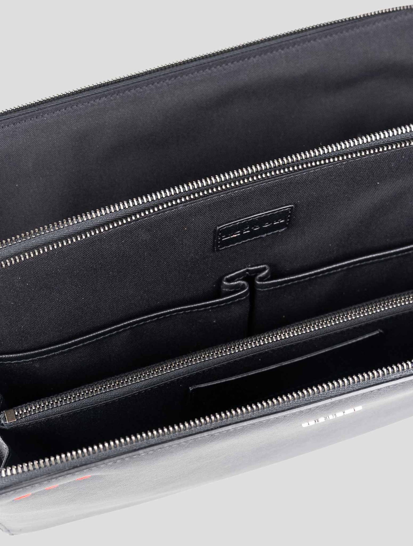 Kiton Black Leather Document Holder