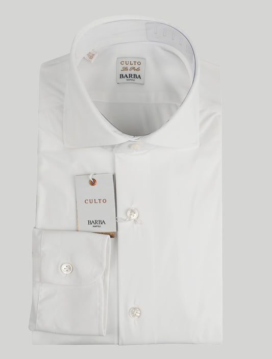 Barba Napoli White Pa Ea Shirt