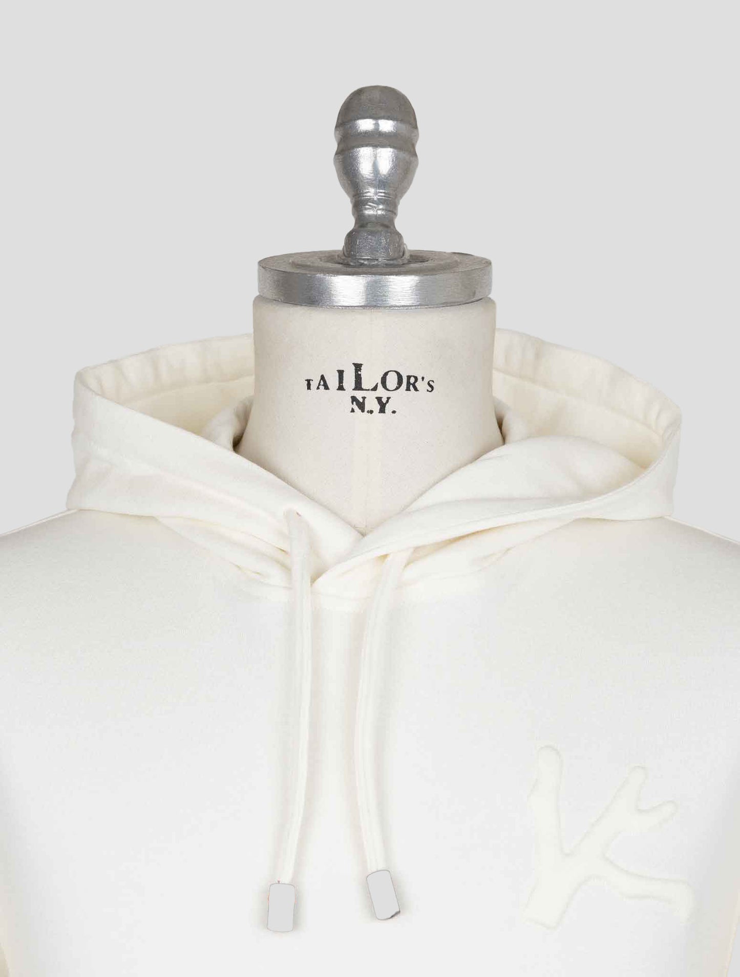 Isaia White Cotton Silk Pl Sweater Hoodie