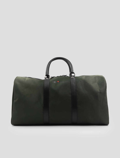 Kiton Green Pa Pc Leather Travel Bag