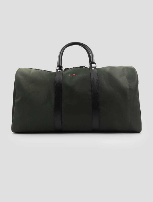 Kiton Green Pa Pc Leather Travel Bag