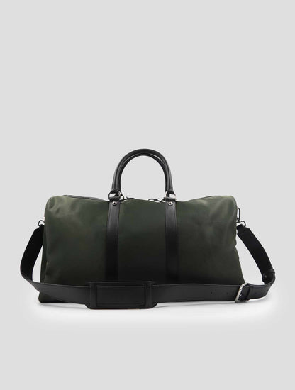 Kiton Green Pa Pc Leather Travel Bag