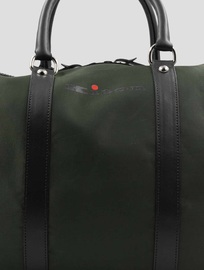 Kiton Green Pa Pc Leather Travel Bag