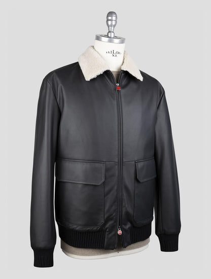 מעיל טלה מעור שחור של קיטון