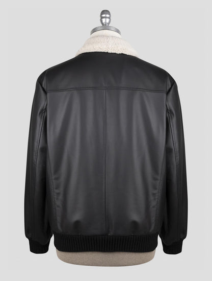 מעיל טלה מעור שחור של קיטון