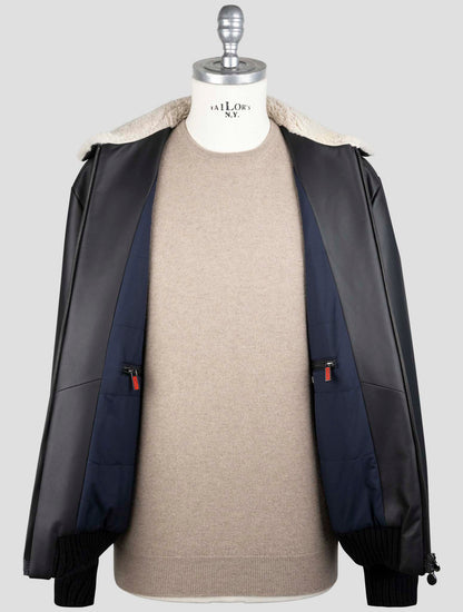 מעיל טלה מעור שחור של קיטון