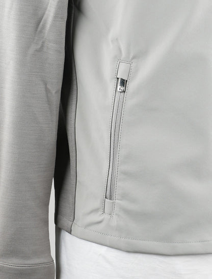 Marco Pescarolo grijze scheerwollen jas 