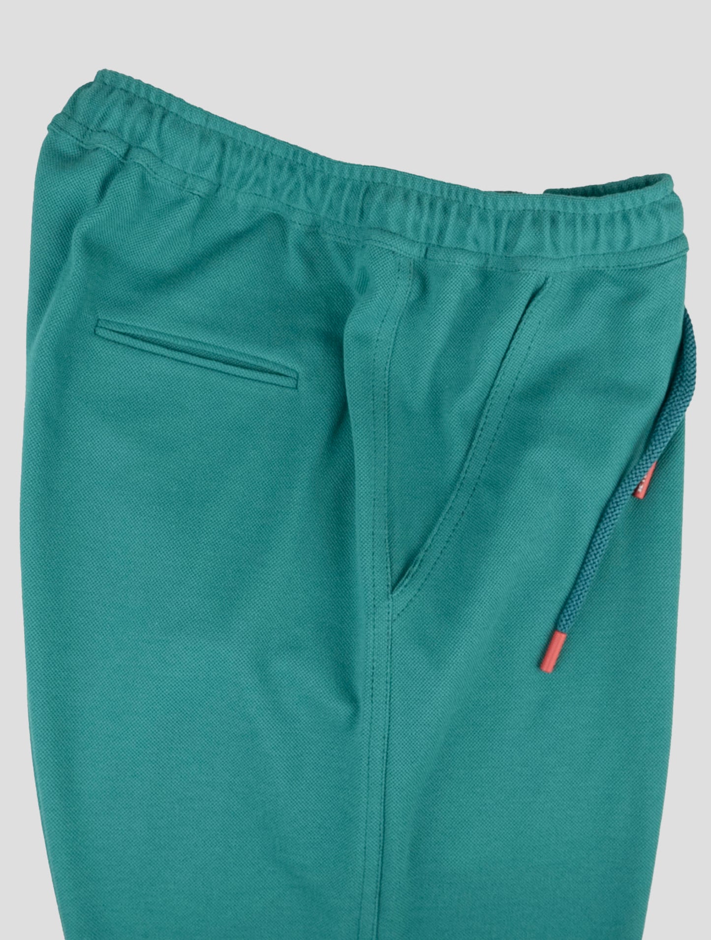 Traje a juego Kiton-Azul Mariano y verde pantalones cortos chándal