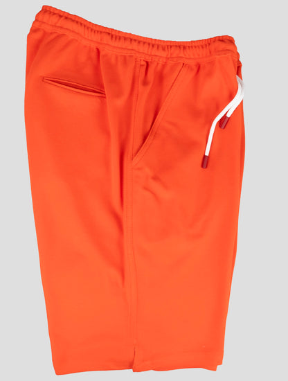 Kiton Matching Outfit - Blue Mariano and Orange Short Pants Tracksuit