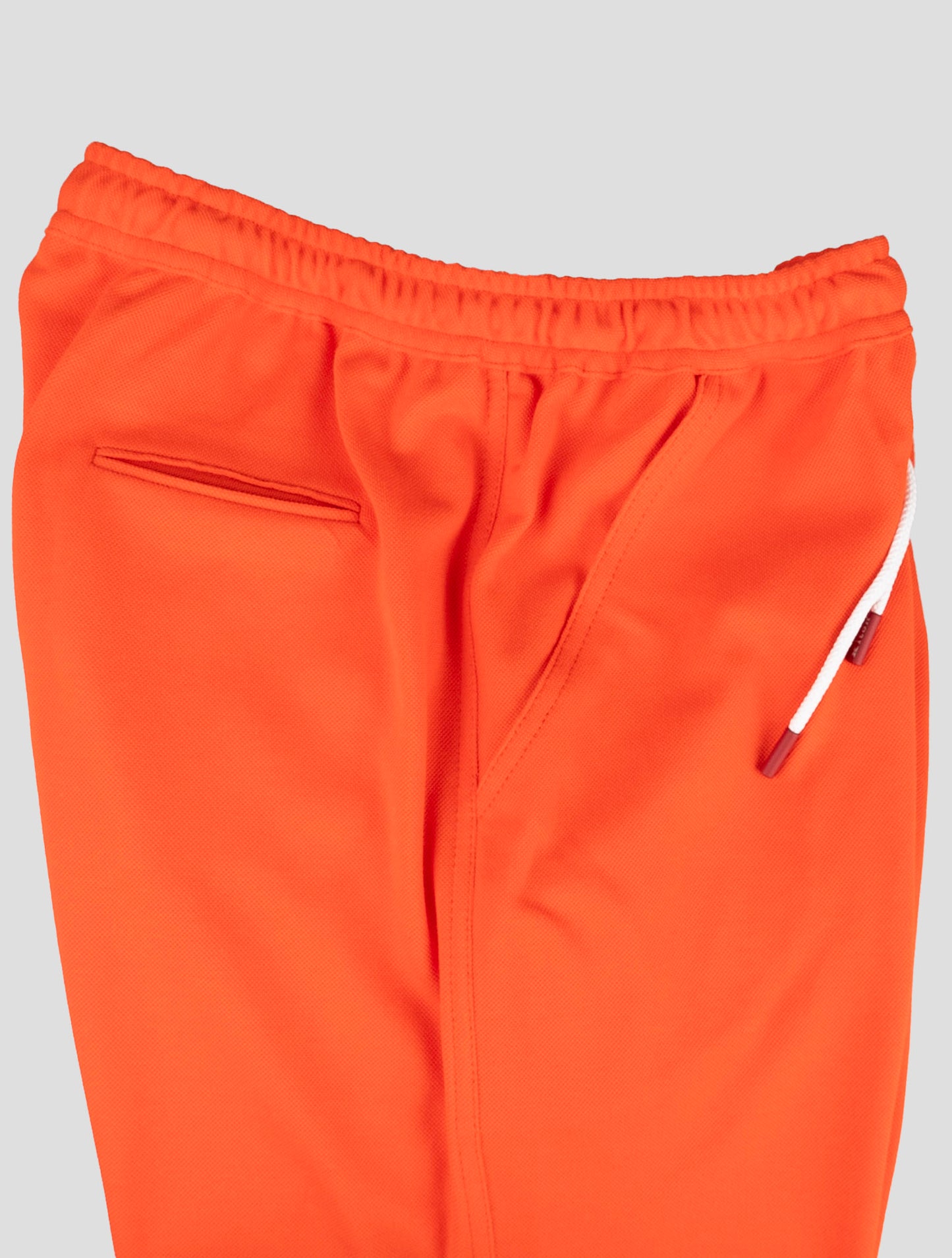 Kiton Matching Outfit-Blaue Mariano und Orange kurze Hosen Trainings anzug