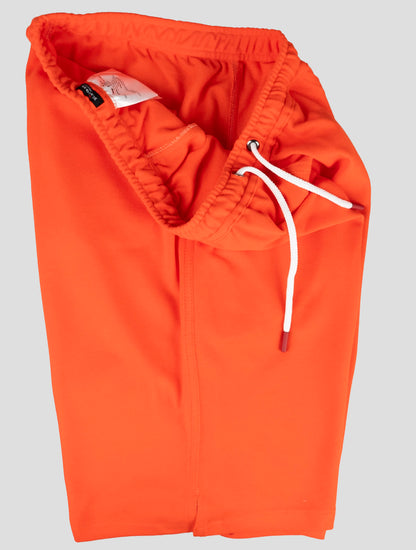 Kitonマッチング衣装-ブルーアンビとオレンジショートパンツトラックスーツ