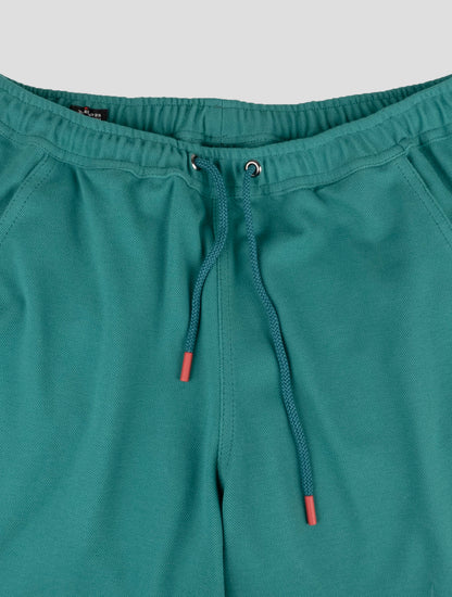 Kiton Matching Outfit - Gray Mariano and Green Short Pants Tracksuit