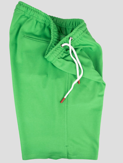 Kiton Matching Outfit-Blaue Mariano und grüne kurze Hosen Trainings anzug