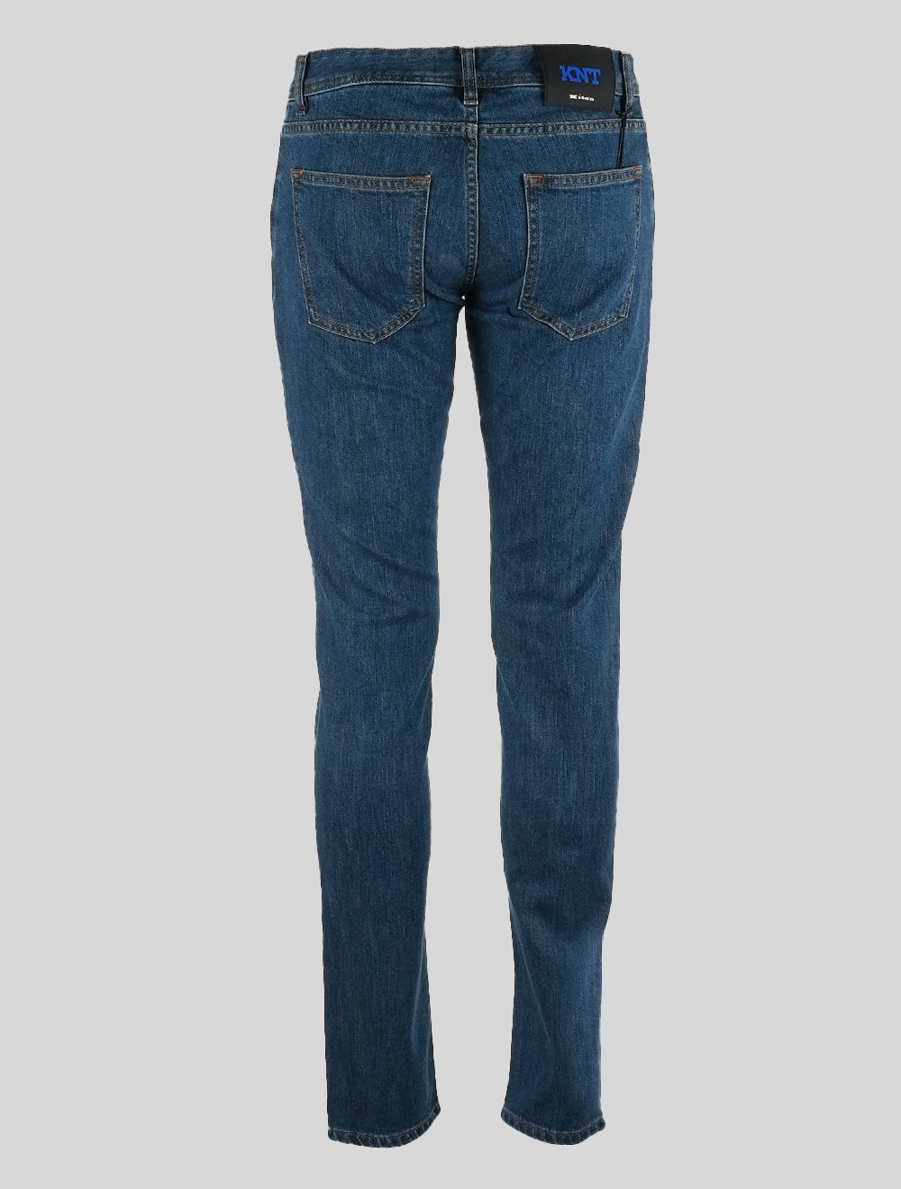 KNT Kiton Blaue Baumwoll-Pe-Jeans