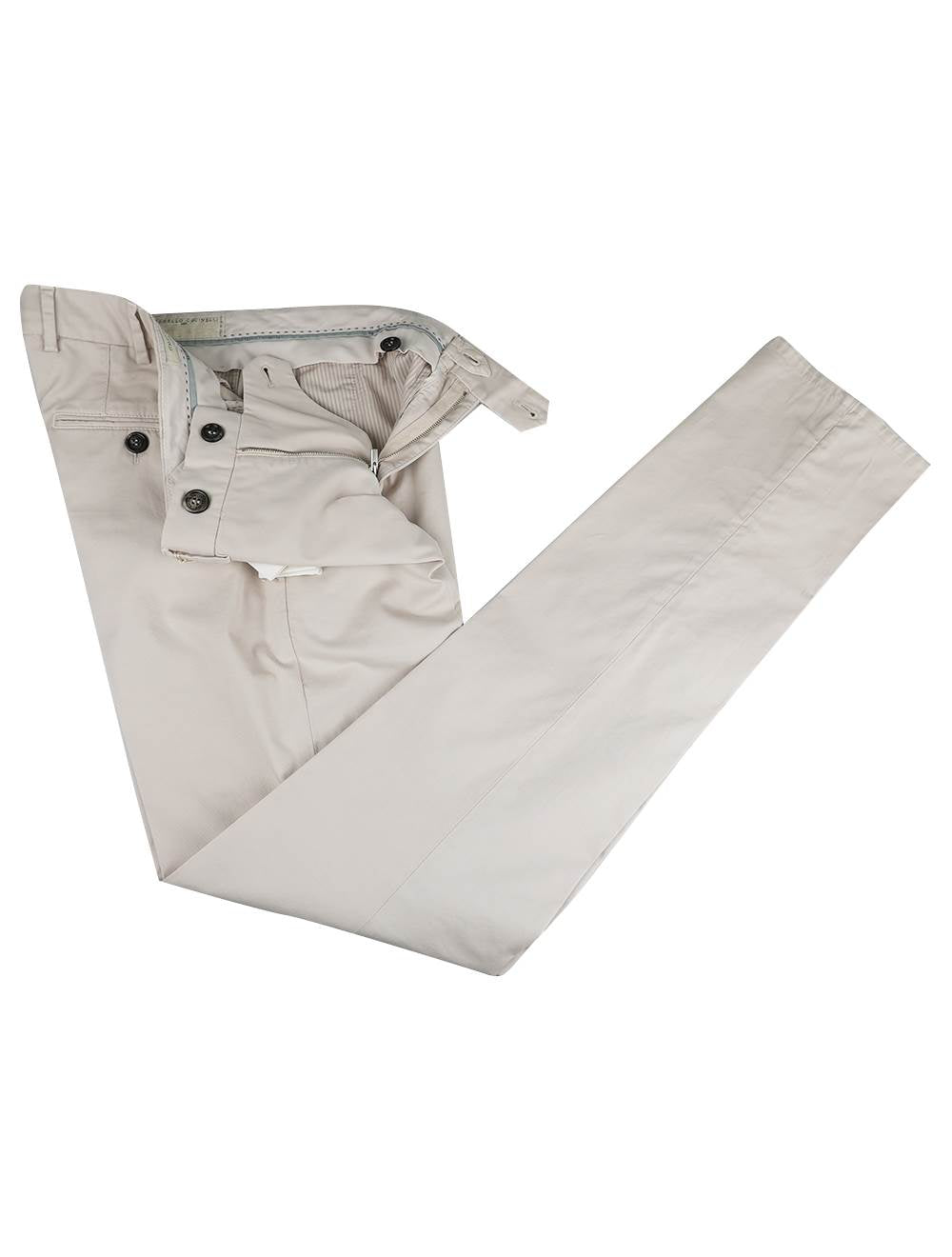 Brunello cucinelli béžové bavlněné ea kalhoty