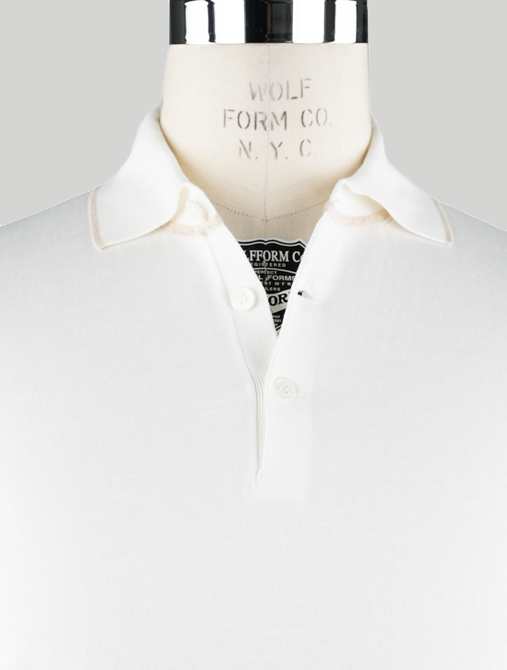 Brunello Cucinelli White Cotton Polo