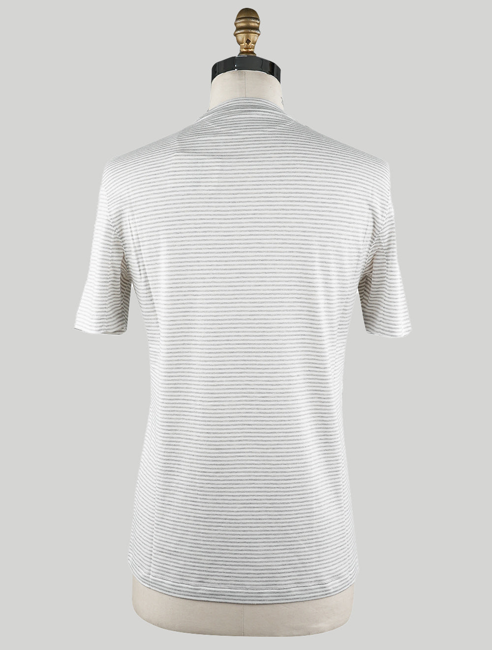 Brunello Cucinelli hvid grå bomuld Hvid T-shirt