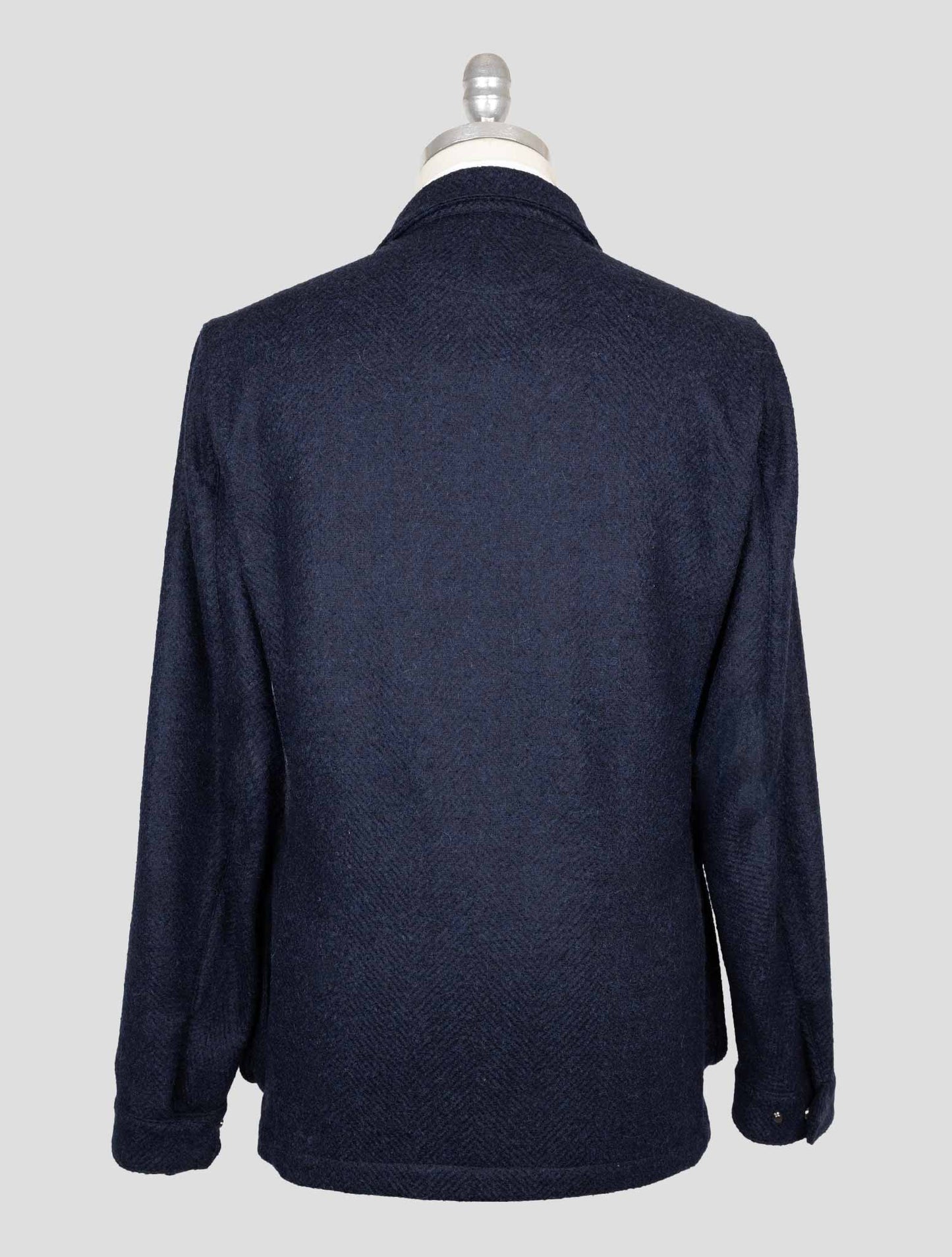 Sartorio Napoli Blue Cashmere Silk Coat