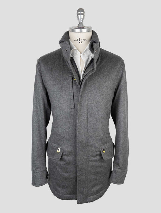 Sartorio Napoli Gray Cashmere Coat