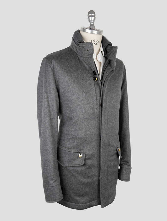 Sartorio Napoli Gray Cashmere Coat