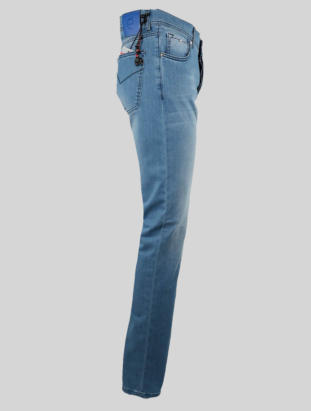 Marco Pescarolo lyseblå bomuld Ea Jeans