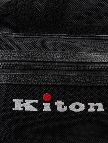 Kiton Black Pl Backpack