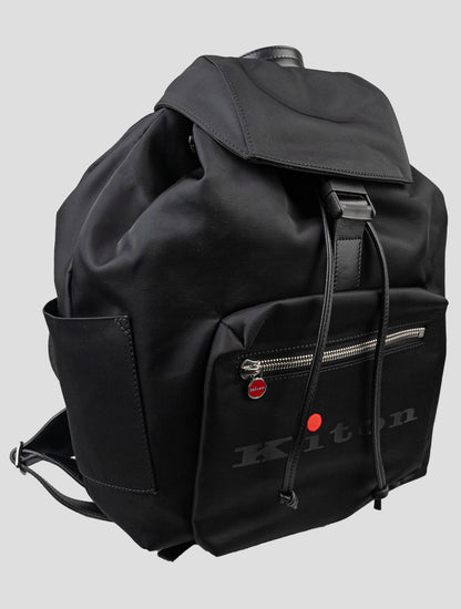 Kiton Black Pl Backpack