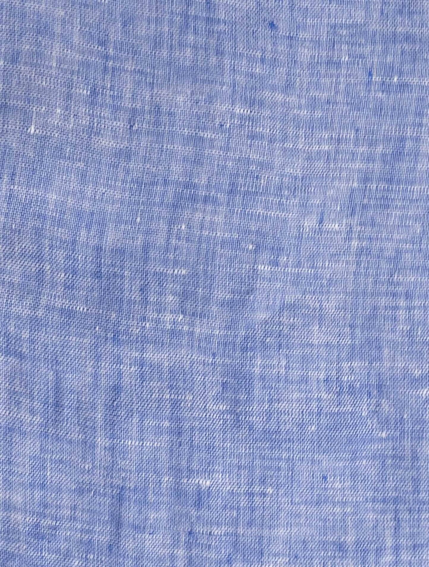 Luigi Borrelli Camisa de linho azul claro