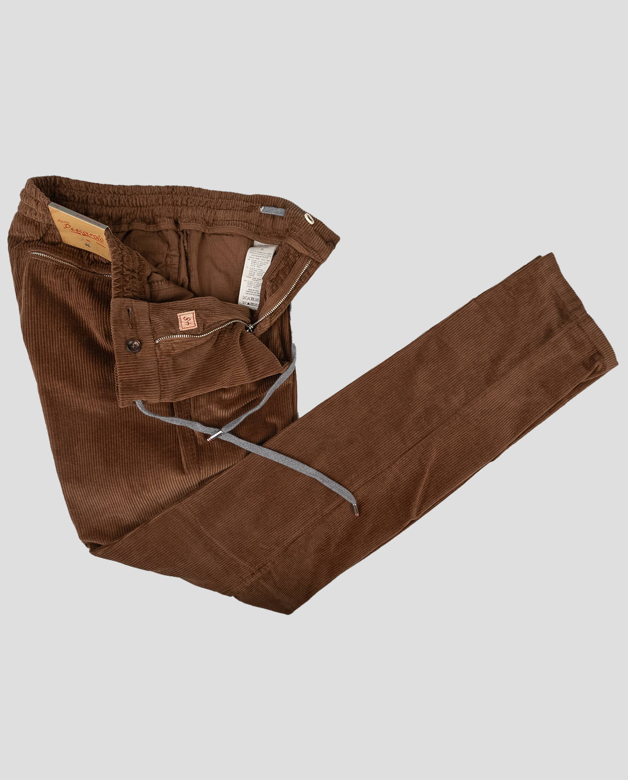 Marco Pescarolo Brown Cotton Ea Velvet Pants