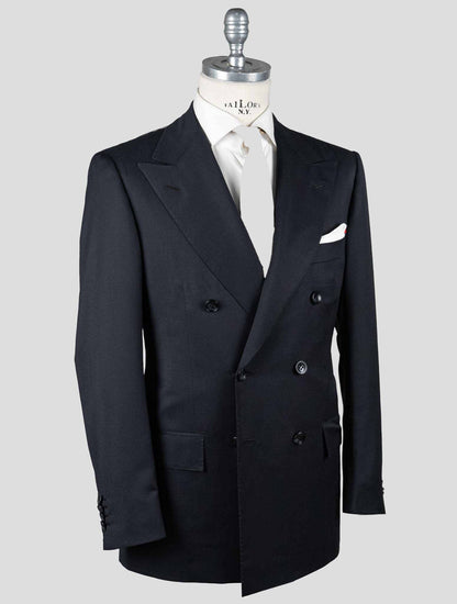 Kiton Blue Navy Virgin Wool Suit