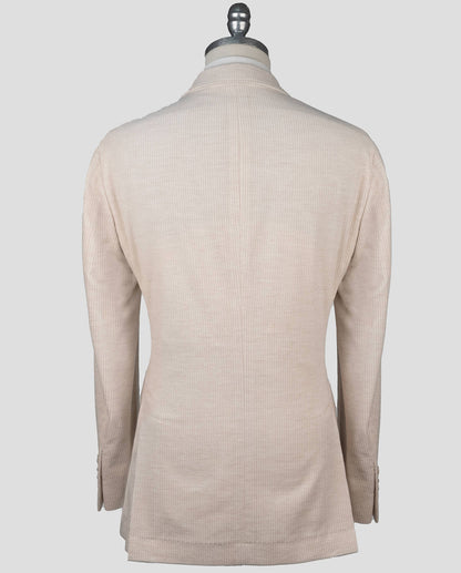 Brunello Cucinelli Beige Baumwoll-Kaschmir-Blazer