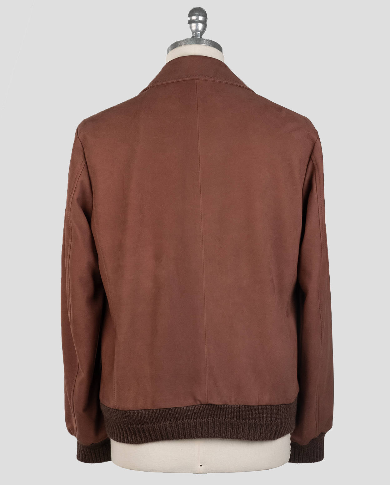 Kiton Leather Vicuna Perù Cashmere Coat