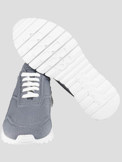 基顿灰色棉质运动鞋