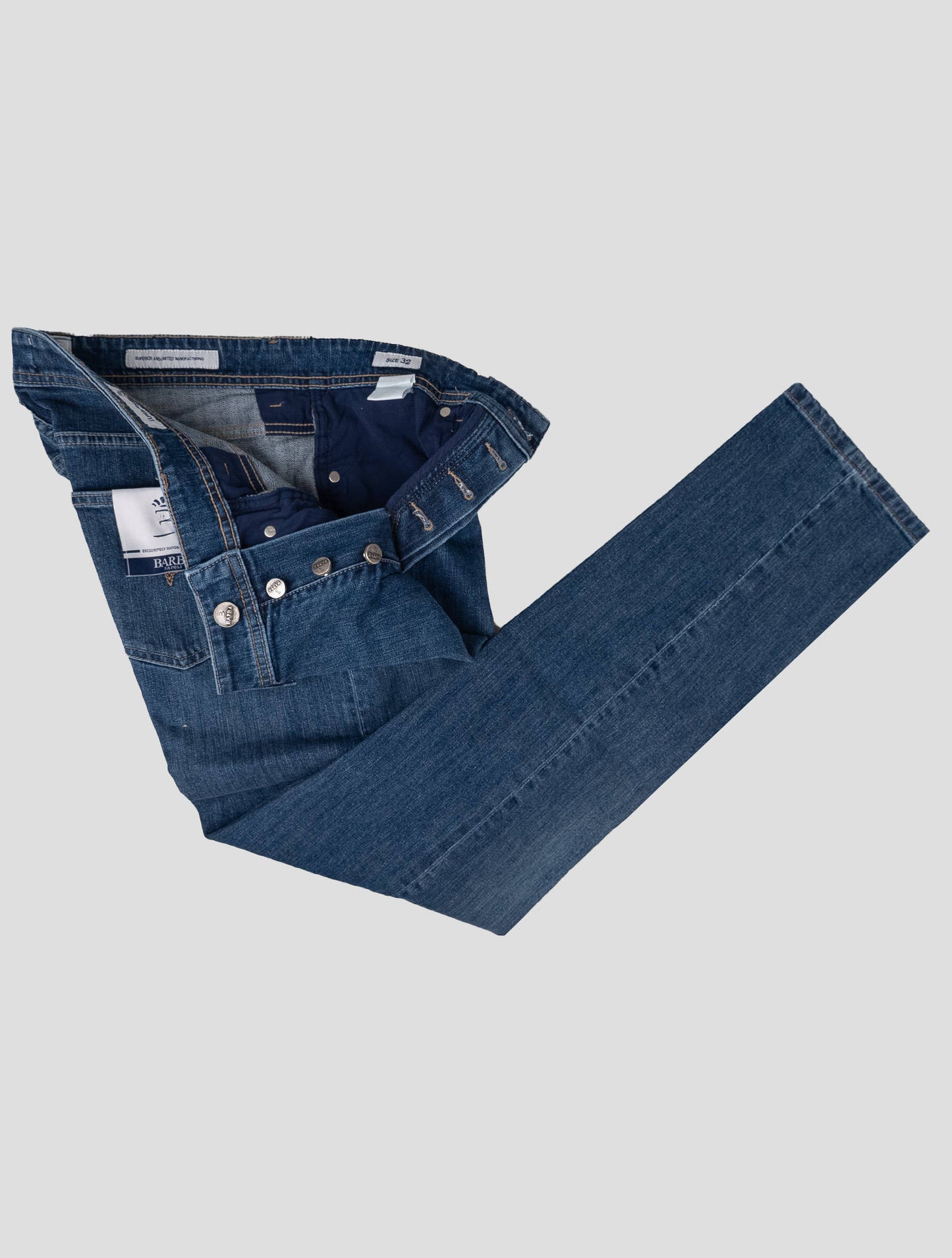 Barba Napoli Blue Cotton Ea Jeans