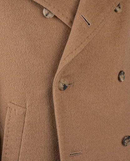 Isaia Brown Cashmere Coat