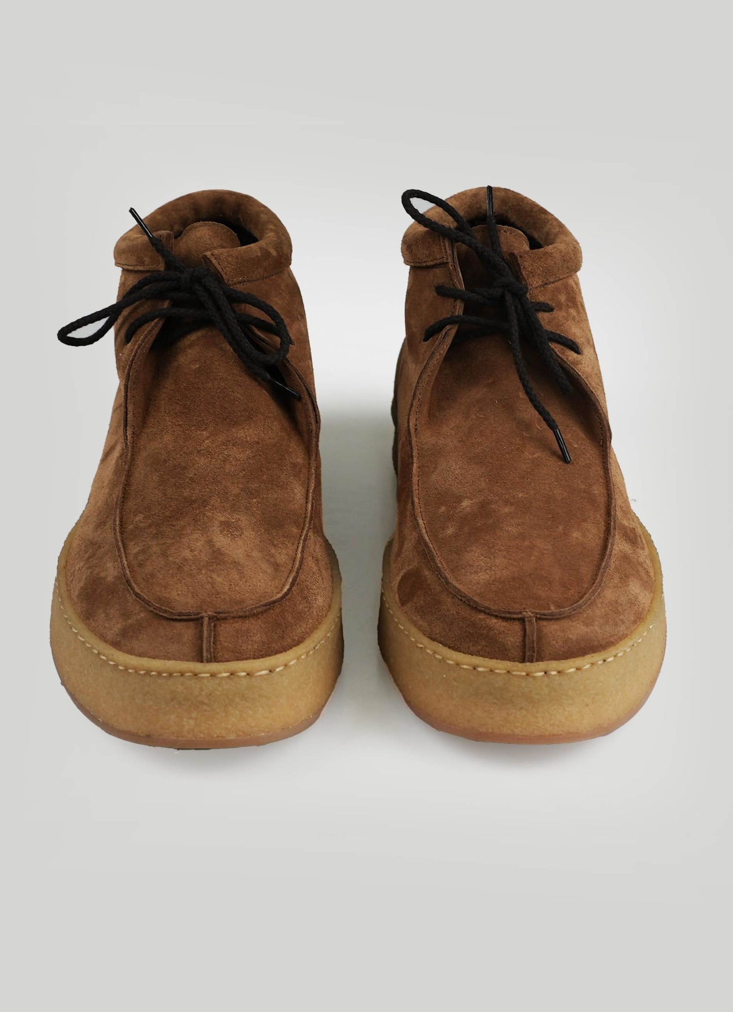 Kiton šviesiai rudos odos suede batai