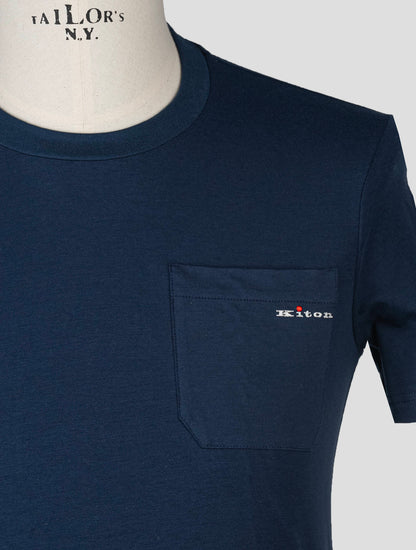 Kiton Blau Baumwolle Ea T-Shirt Unterwäsche