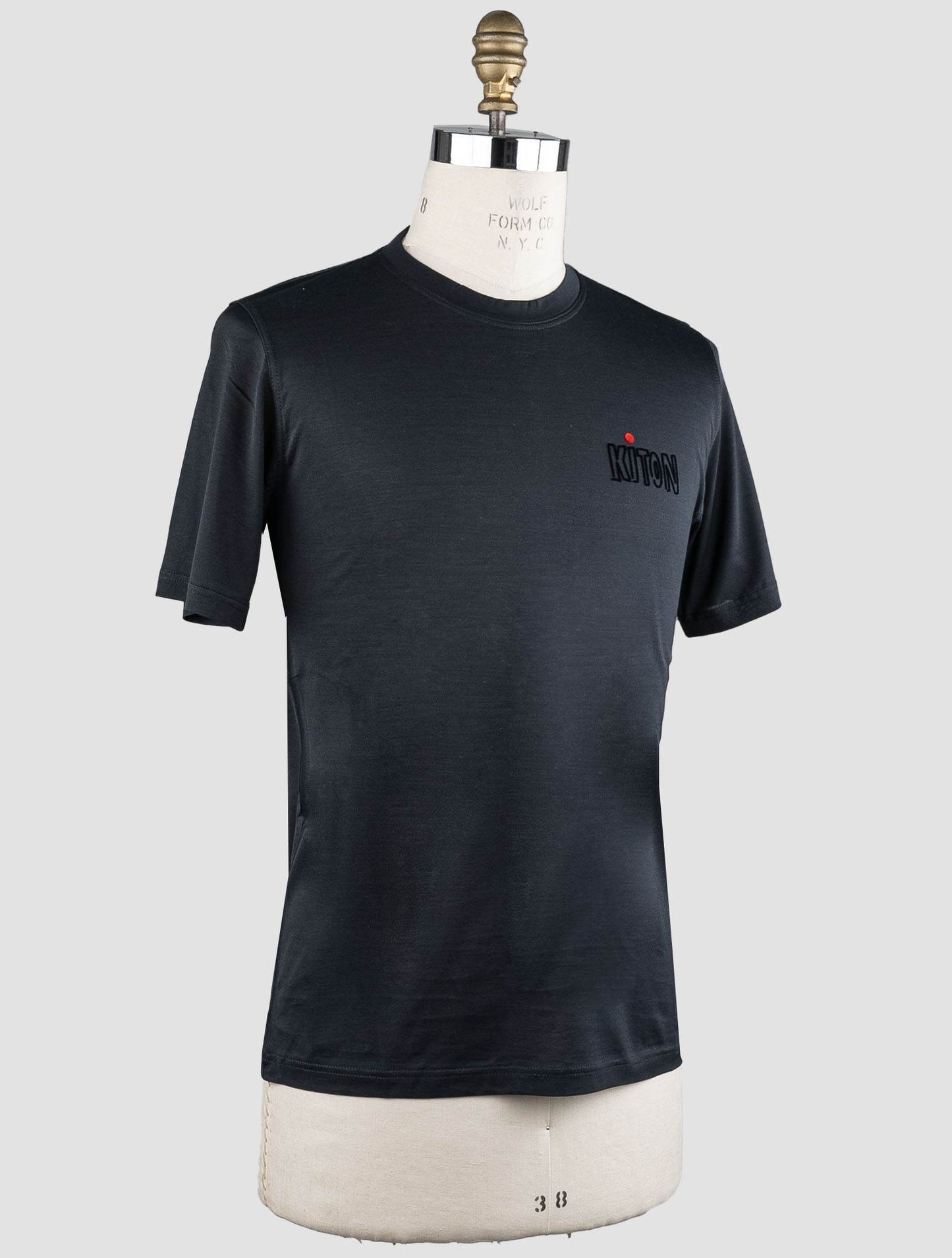 Kiton-T-shirt en coton noir