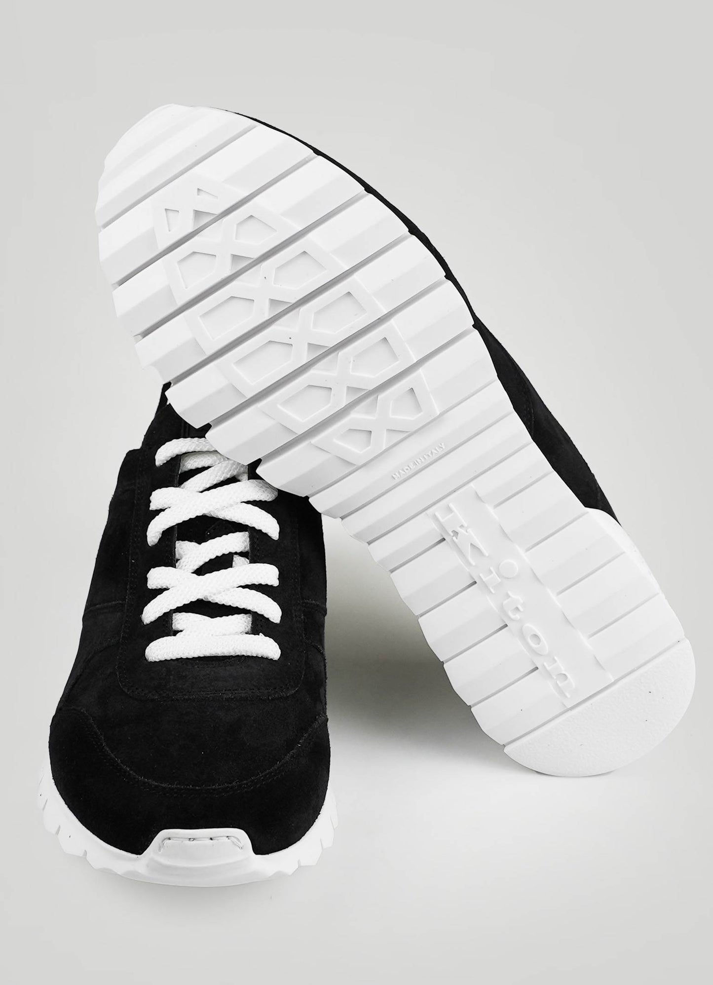 Zapatillas deportivas Kiton de cuero negro
