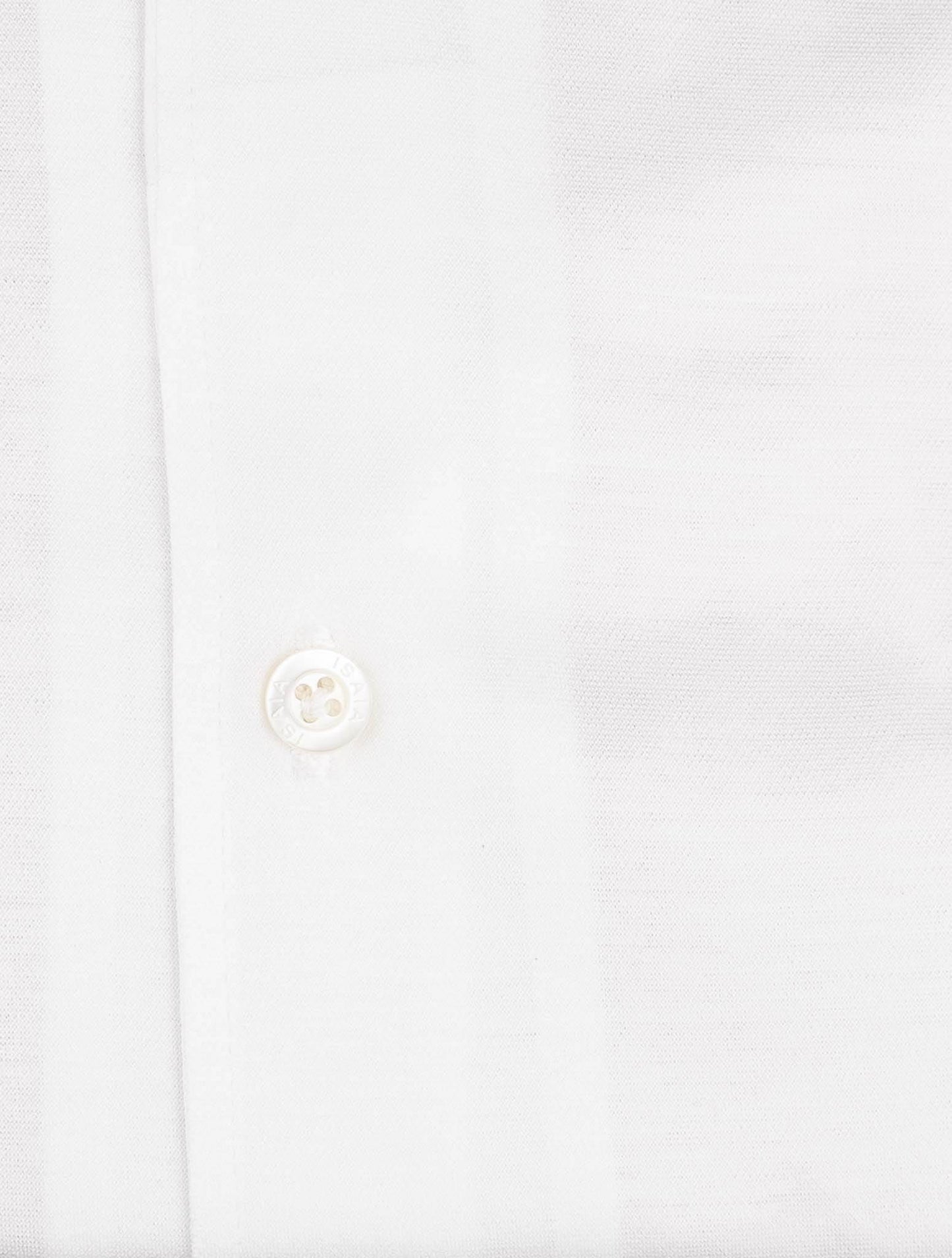 Camisa de algodón blanca Isaia